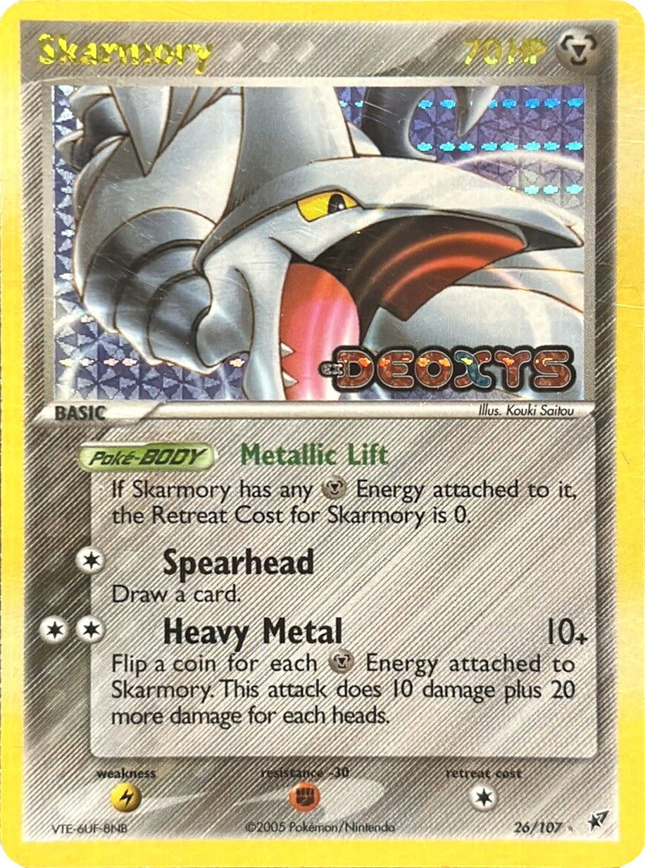 Skarmory (26/107) (Stamped) [EX: Deoxys] | Cracking-Singles