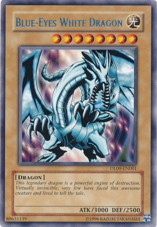 Blue-Eyes White Dragon (Silver) [DL09-EN001] Rare | Cracking-Singles