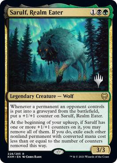 Sarulf, Realm Eater [Kaldheim Promo Pack] | Cracking-Singles