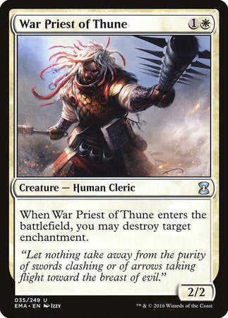 War Priest of Thune [Eternal Masters] | Cracking-Singles