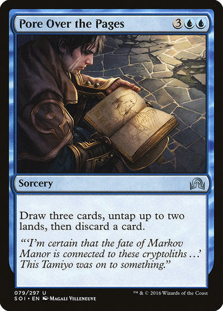 Pore Over the Pages [Shadows over Innistrad] | Cracking-Singles