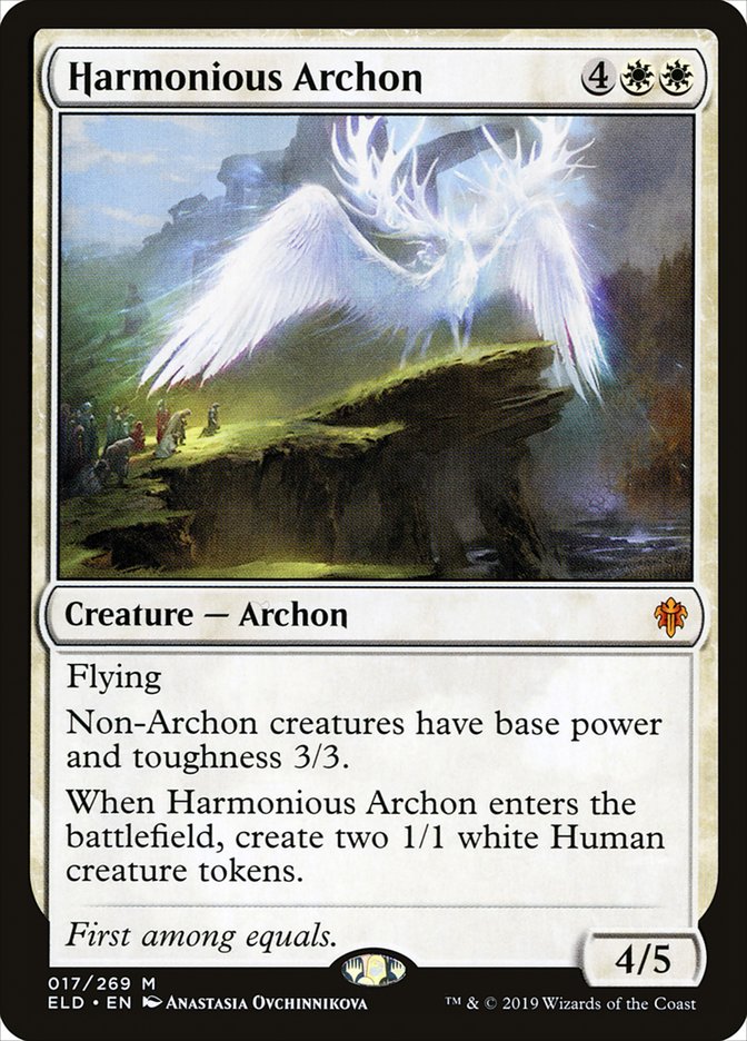 Harmonious Archon [Throne of Eldraine] | Cracking-Singles