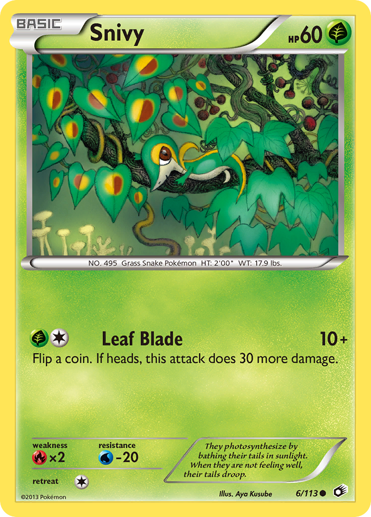 Snivy (6/113) [Black & White: Legendary Treasures] | Cracking-Singles