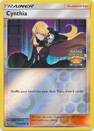 Cynthia (119a/156) (Regional Championship Promo) [Sun & Moon: Ultra Prism] | Cracking-Singles