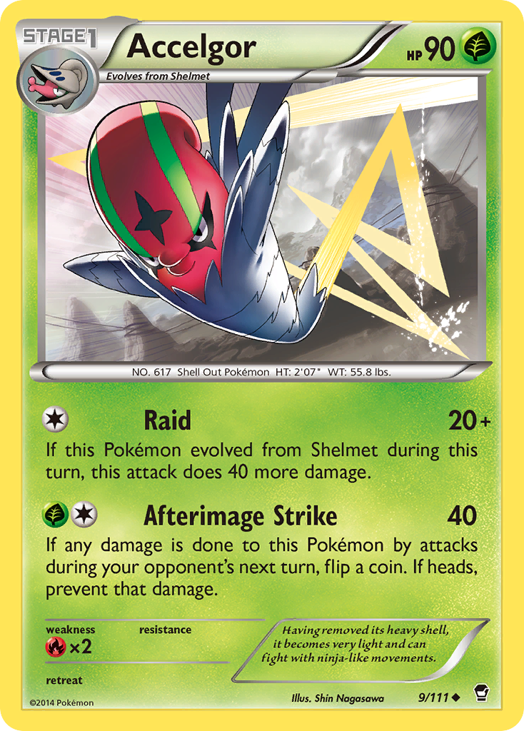 Accelgor (9/111) [XY: Furious Fists] | Cracking-Singles