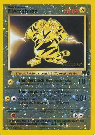 Electabuzz (1) (Winner) [Best of Promos] | Cracking-Singles