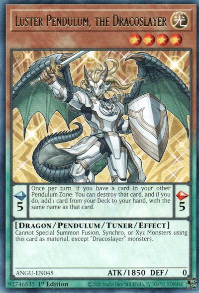 Luster Pendulum, the Dracoslayer (Rare) [ANGU-EN045] Rare | Cracking-Singles