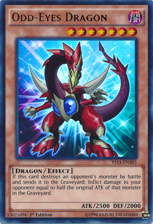 Odd-Eyes Dragon [YS14-ENA01] Ultra Rare | Cracking-Singles