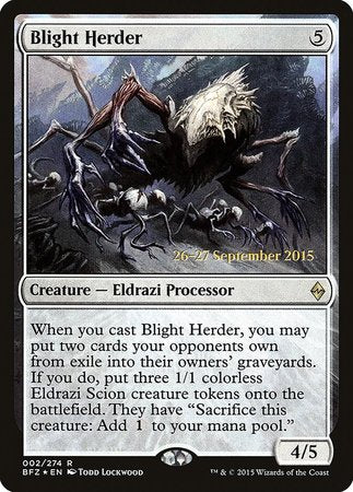 Blight Herder [Battle for Zendikar Prerelease Promos] | Cracking-Singles