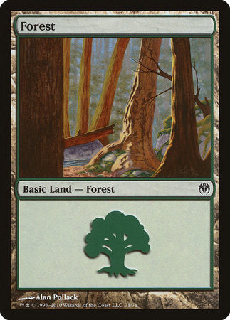 Forest (71) [Duel Decks: Phyrexia vs. the Coalition] | Cracking-Singles