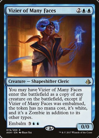 Vizier of Many Faces [Amonkhet] | Cracking-Singles