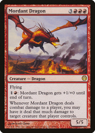 Mordant Dragon [Duel Decks: Knights vs. Dragons] | Cracking-Singles