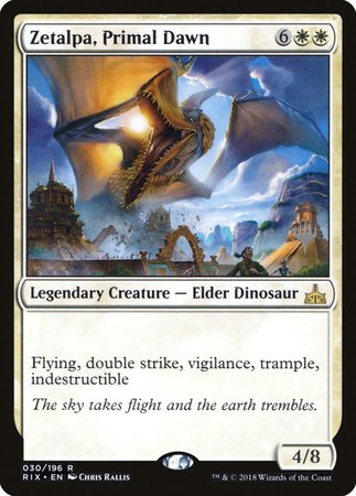 Zetalpa, Primal Dawn [Rivals of Ixalan Promos] | Cracking-Singles