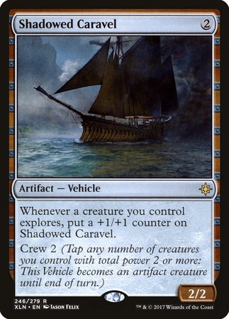 Shadowed Caravel [Ixalan] | Cracking-Singles