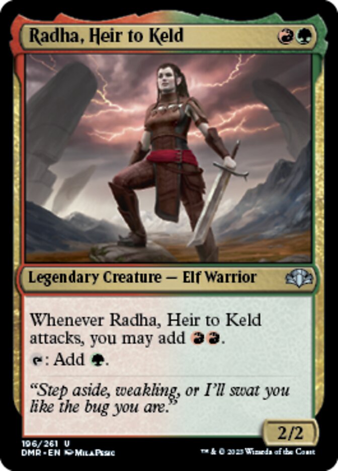 Radha, Heir to Keld [Dominaria Remastered] | Cracking-Singles