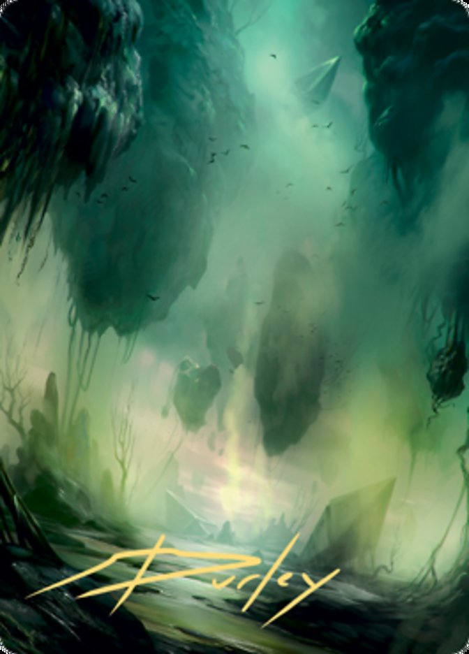 Swamp 1 Art Card (Gold-Stamped Signature) [Zendikar Rising Art Series] | Cracking-Singles