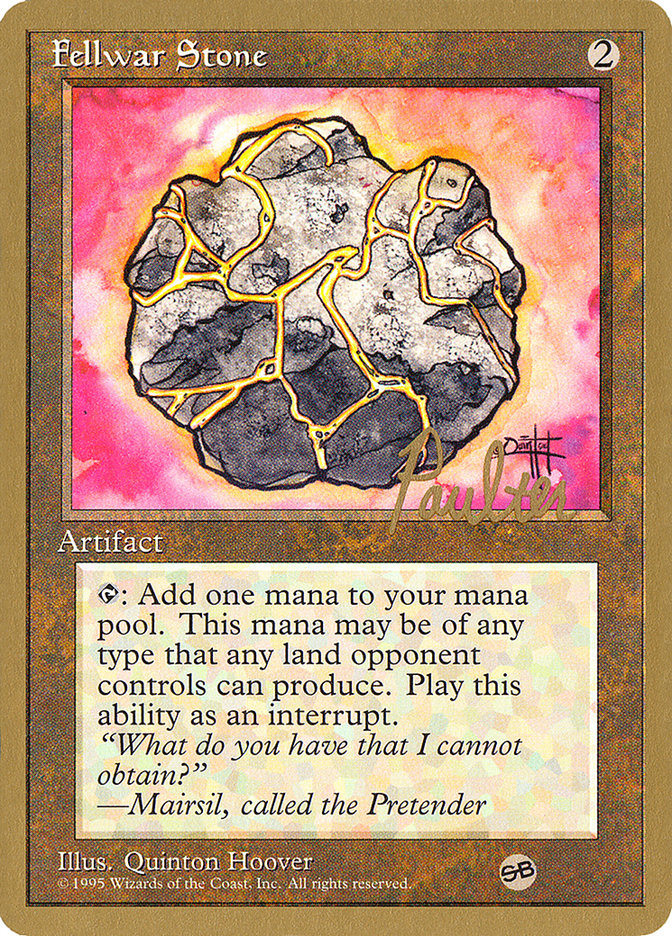 Fellwar Stone (Preston Poulter) (SB) [Pro Tour Collector Set] | Cracking-Singles