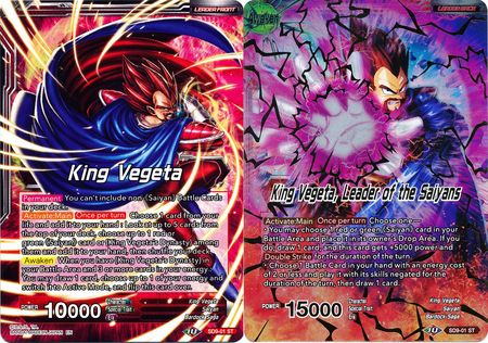 King Vegeta // King Vegeta, Leader of the Saiyans [SD9-01] | Cracking-Singles