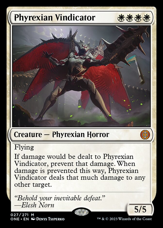 Phyrexian Vindicator [Phyrexia: All Will Be One] | Cracking-Singles