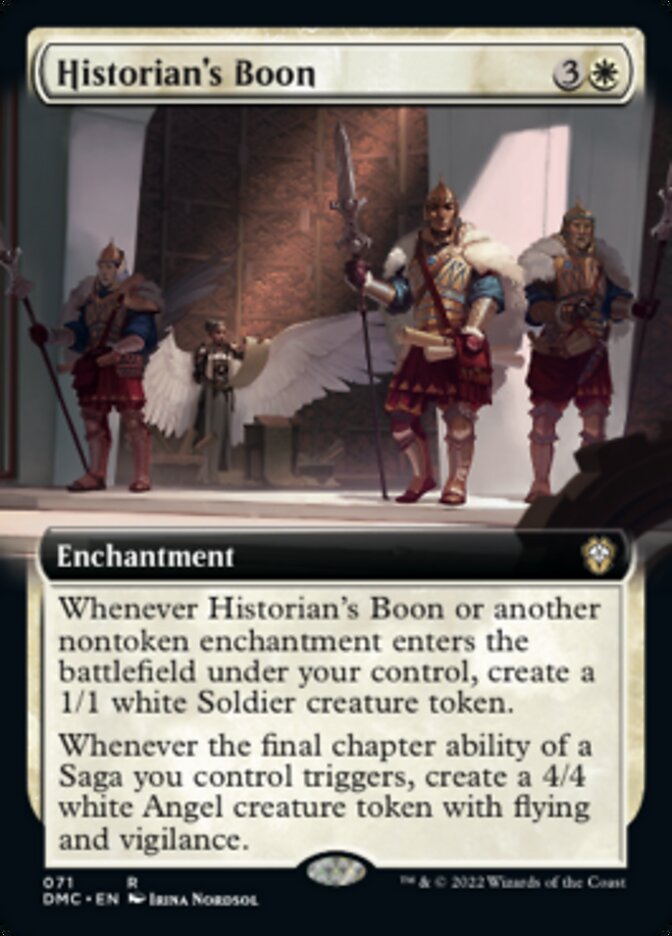 Historian's Boon (Extended Art) [Dominaria United Commander] | Cracking-Singles