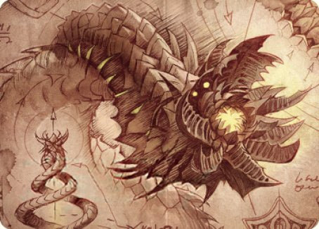 Wurmcoil Engine Art Card [The Brothers' War Art Series] | Cracking-Singles