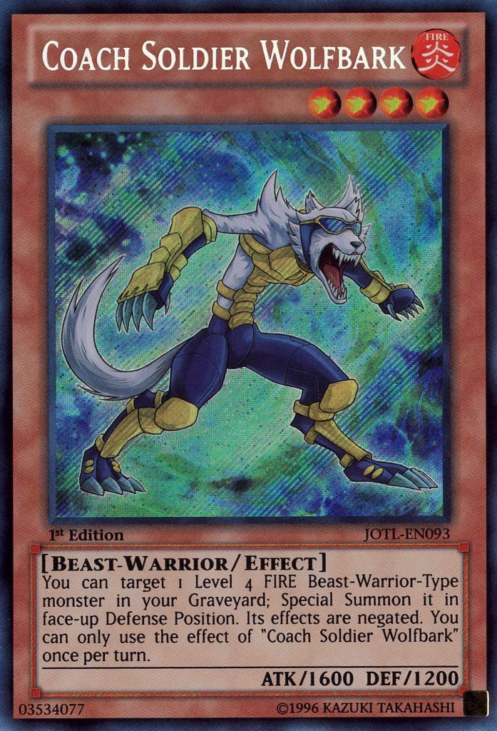 Coach Soldier Wolfbark [JOTL-EN093] Secret Rare | Cracking-Singles