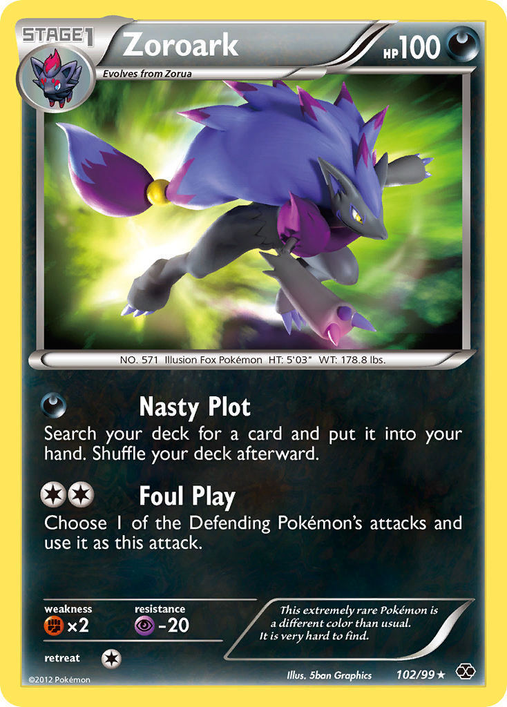 Zoroark (102/99) [Black & White: Next Destinies] | Cracking-Singles