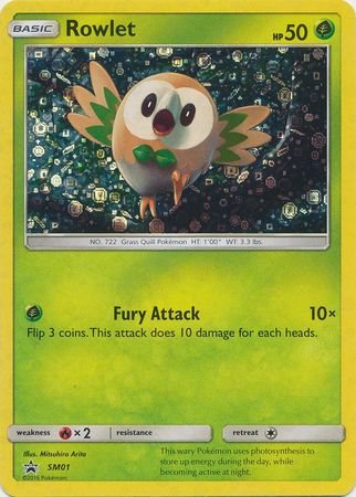 Rowlet (SM01) (General Mills Promo) [Sun & Moon: Black Star Promos] | Cracking-Singles