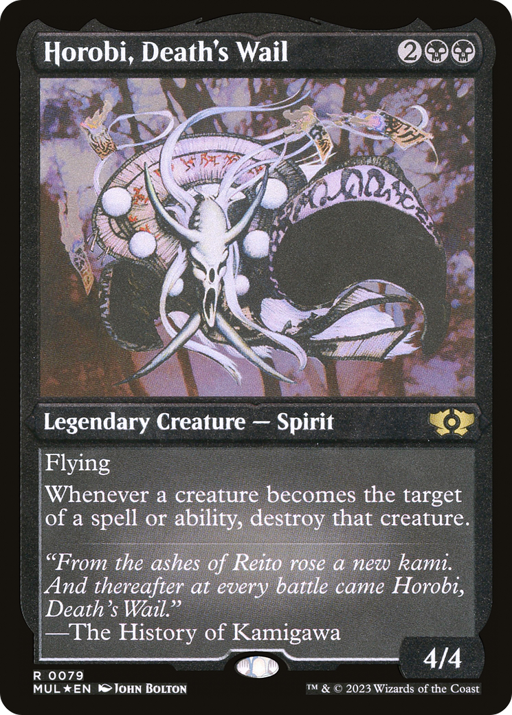 Horobi, Death's Wail (Foil Etched) [Multiverse Legends] | Cracking-Singles