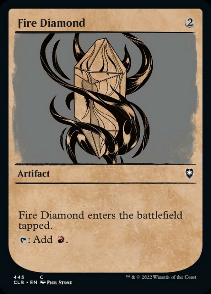 Fire Diamond (Showcase) [Commander Legends: Battle for Baldur's Gate] | Cracking-Singles