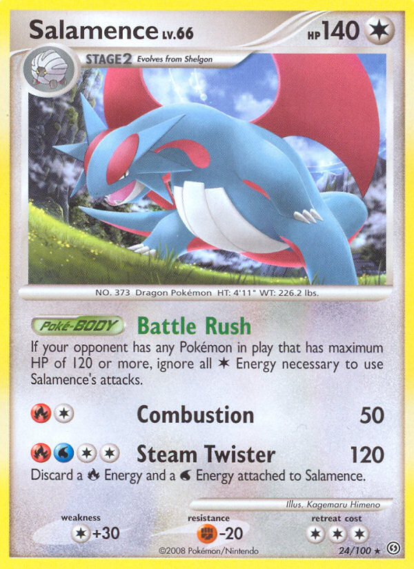 Salamence (24/100) [Diamond & Pearl: Stormfront] | Cracking-Singles