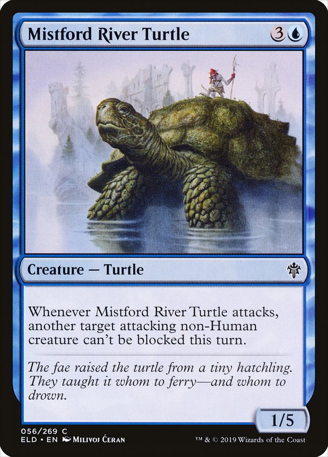 Mistford River Turtle [Throne of Eldraine] | Cracking-Singles