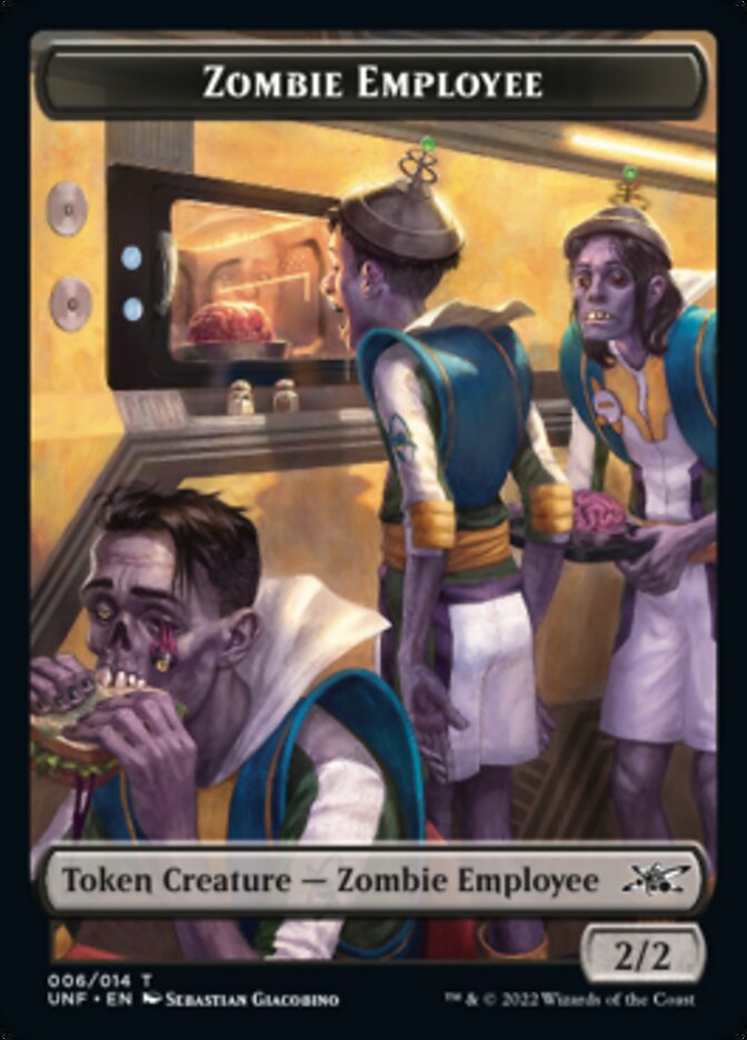 Zombie Employee Token [Unfinity Tokens] | Cracking-Singles