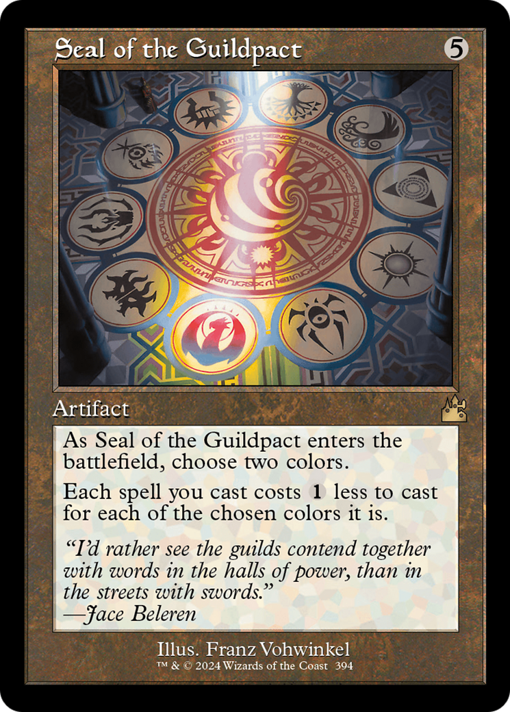 Seal of the Guildpact (Retro Frame) [Ravnica Remastered] | Cracking-Singles