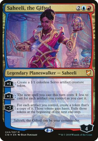 Saheeli, the Gifted (Commander 2018) [Commander 2018 Oversized] | Cracking-Singles