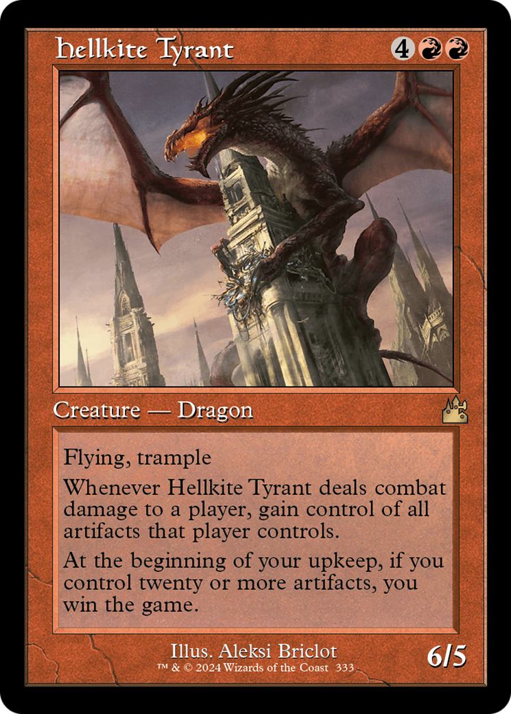 Hellkite Tyrant (Retro Frame) [Ravnica Remastered] | Cracking-Singles