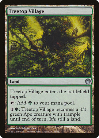 Treetop Village [Duel Decks: Knights vs. Dragons] | Cracking-Singles