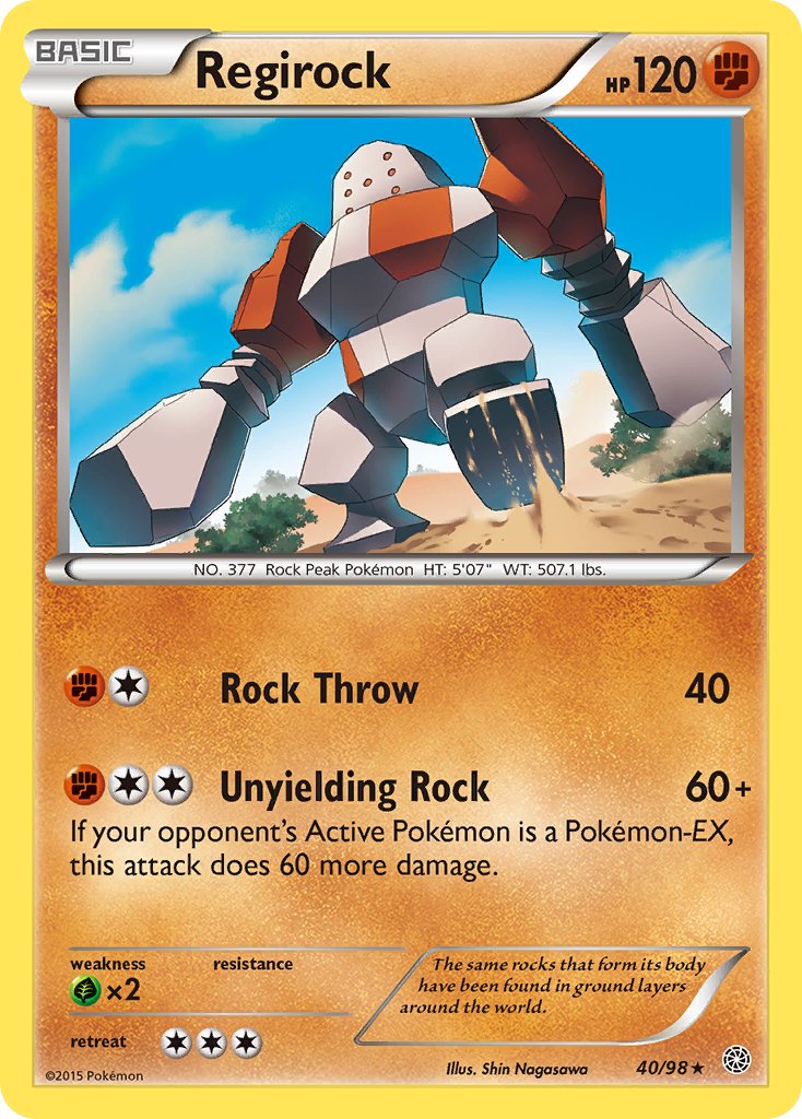 Regirock (40/98) (Theme Deck Exclusive) [XY: Ancient Origins] | Cracking-Singles