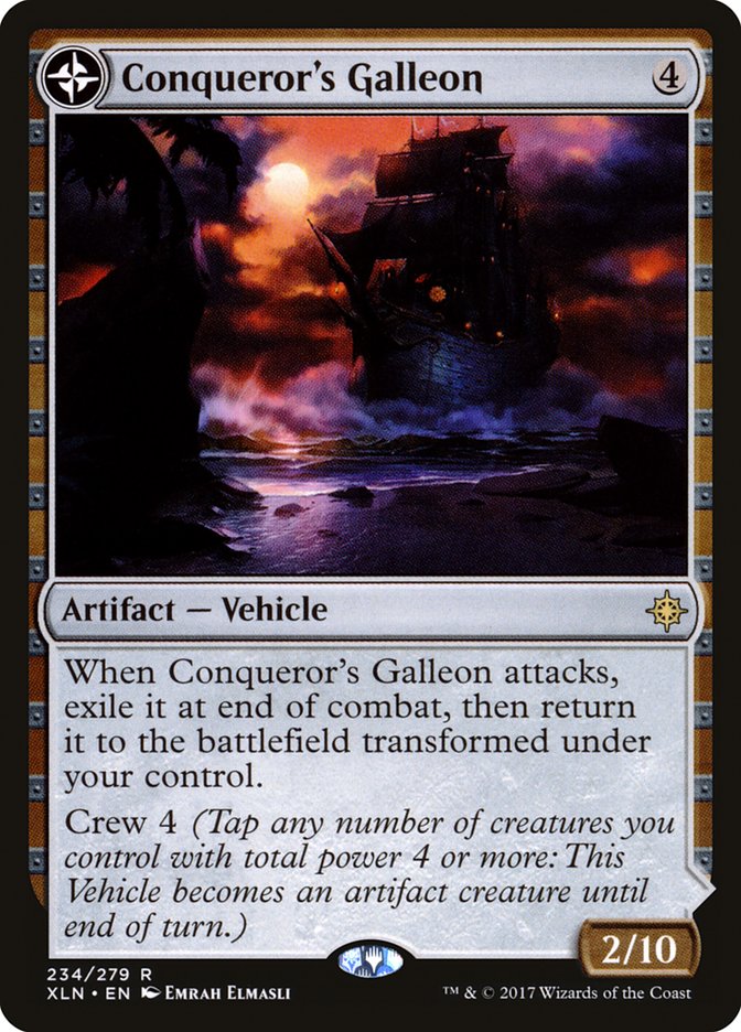 Conqueror's Galleon // Conqueror's Foothold [Ixalan] | Cracking-Singles