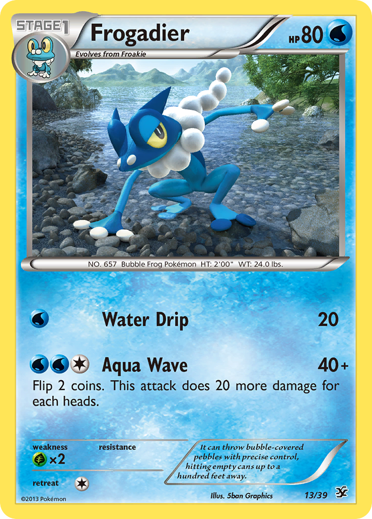 Frogadier (13/39) [XY: Kalos Starter Set] | Cracking-Singles