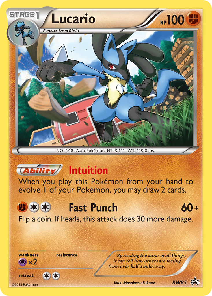 Lucario (BW85) [Black & White: Black Star Promos] | Cracking-Singles