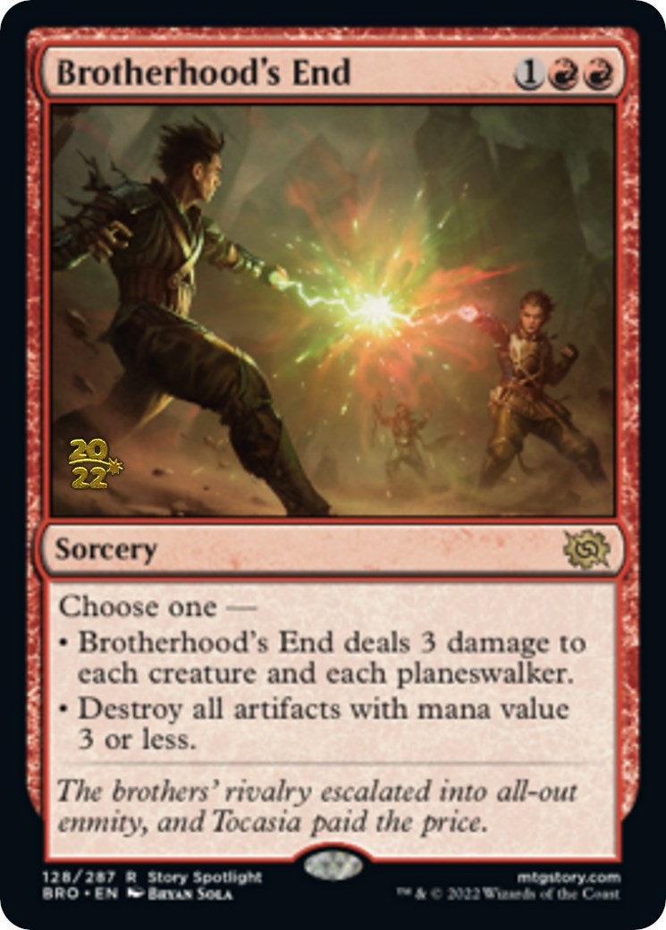 Brotherhood's End [The Brothers' War: Prerelease Promos] | Cracking-Singles