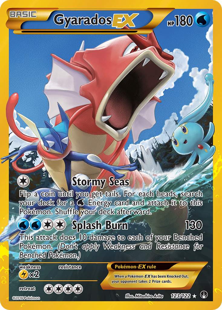 Gyarados EX (123/122) [XY: BREAKpoint] | Cracking-Singles