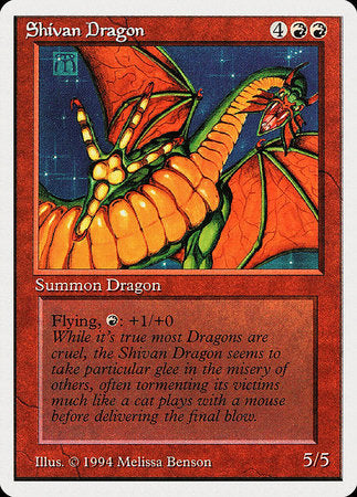 Shivan Dragon [Summer Magic / Edgar] | Cracking-Singles