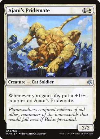 Ajani's Pridemate [War of the Spark] | Cracking-Singles