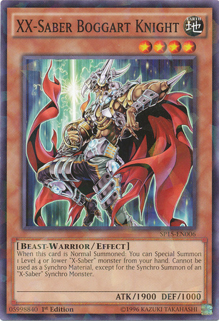 XX-Saber Boggart Knight [SP15-EN006] Shatterfoil Rare | Cracking-Singles