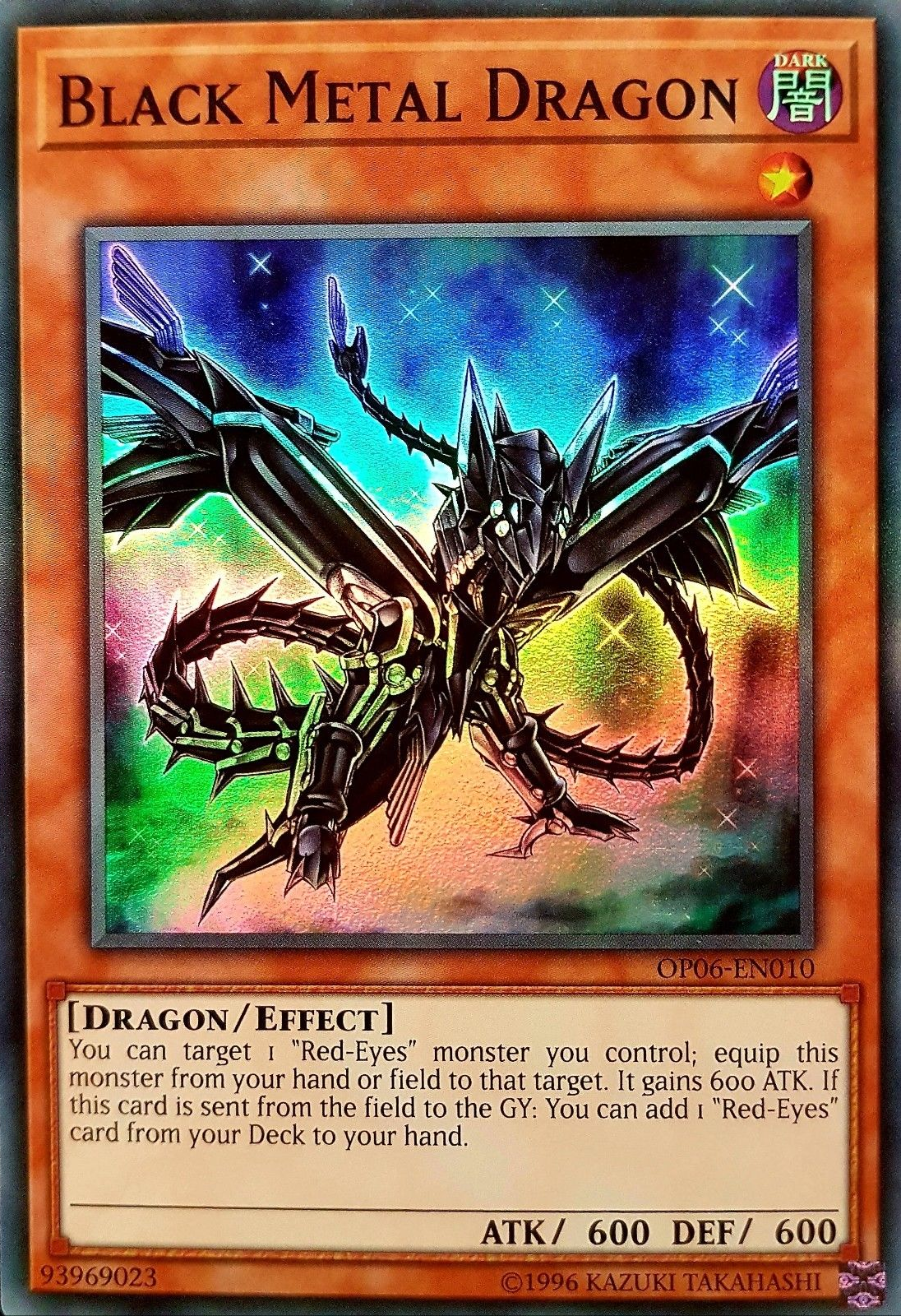 Black Metal Dragon [OP06-EN010] Super Rare | Cracking-Singles