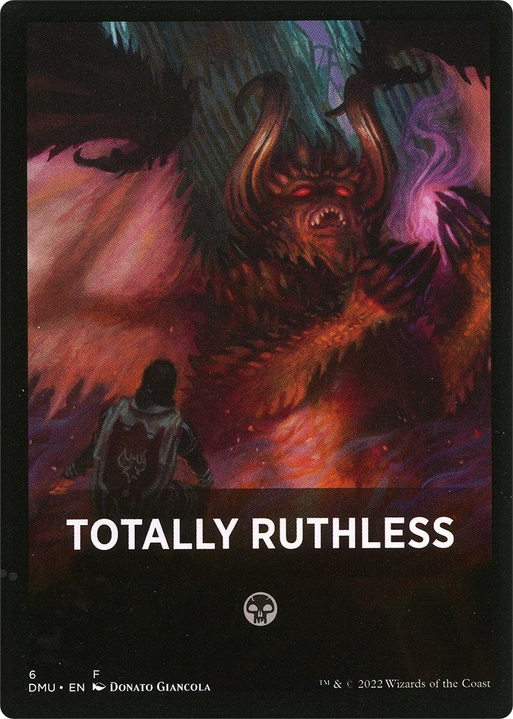 Totally Ruthless Theme Card [Dominaria United Tokens] | Cracking-Singles