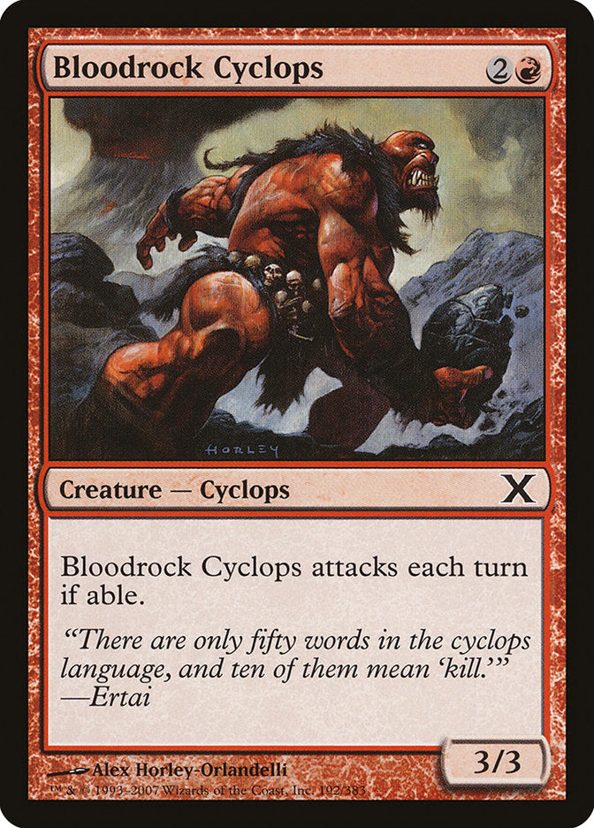 Bloodrock Cyclops [Tenth Edition] | Cracking-Singles