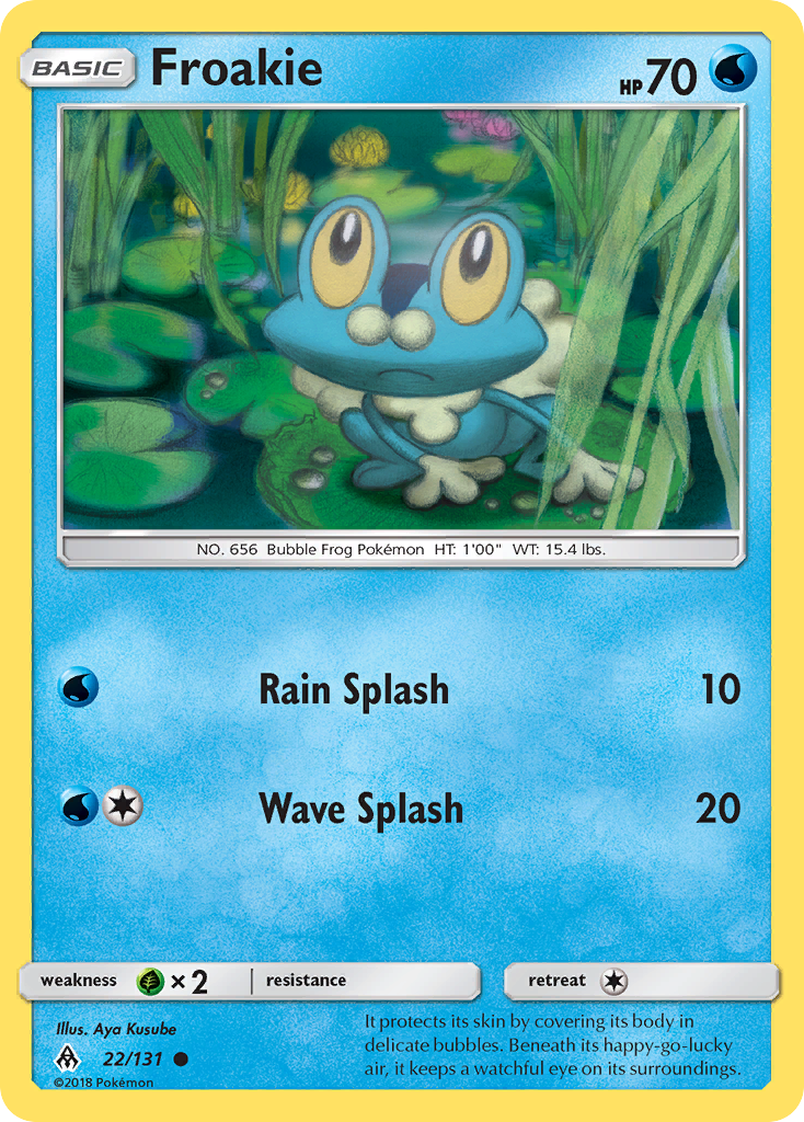 Froakie (22/131) [Sun & Moon: Forbidden Light] | Cracking-Singles